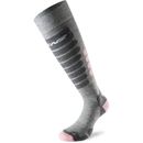LENZ Socken Skiing 3.0, Größe 36-38 in hellgrau/rosa