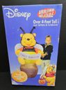 2004 Gemmy Disney Winnie The Pooh Bee Happy Halloween Hunny Pot 4Ft Inflatable