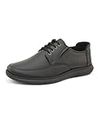 FENTACIA Men's Black Synthetic Leather Formal Office Shoes for Men - 9 UK