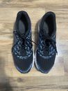 Size 10 Women's ASICS Gel-Excite 4 Running Shoes T6E8N Black/Blue Bell