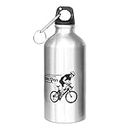 discountstore145 Sports Water Bottles,Large Capacity Aluminium Alloy Portable Light Weight Drink Bottles Leakproof Water Bottle Cup Kettle for Fitness and Outdoor Enthusiasts Silver