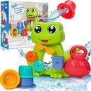 Juguete de baño de rana I juguete de baño de bebé juguetes de agua juguetes de baño juguetes para 1 año +