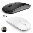 Slim 2.4GHz Optical Wireless Mouse Mice + USB Receiver for Mac Laptop PC Desktop