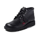 Kickers Men's Kick Hi Classic Ankle Boots, Extra Comfortable, Added Durability, Premium Quality, Black, 12 UK