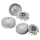 3X SH90/62 Replacement Shaver Head for Philips Norelco Series S6000 S7000 S7310 S6810/82, S6850/85, S6880/81 S8000; S8950 & Series 9000; S9311, S9511, S9531, S9721, SW6700 & SW9700 Electric Shavers
