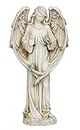 Joseph's Studio by Roman - Angel with Two Birds Statue, 20" H, Garden Collection, Resin and Stone, Decorative, Religious Gift, Home Outdoor and Indoor Decor, Durable, Long Lasting