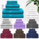 650gsm 100% Cotton Luxury Bath Towel Set Extra Soft Absorbent Hotel Quality NEW