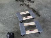 Moving Heavy Furniture Dolly 1000 Lb Capacity 4 Caster Wheels Wood Hand Trucks