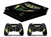 Skin Compatibile per Ps4 PRO - limited edition DECAL COVER ADESIVA BUNDLE - VINILE LUCIDO (Vale Rossi The Game)