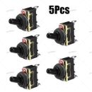 5Pcs Toggle Flick Switch WATERPROOF ON/OFF Dash Light 12V For Marine&Automotive