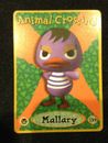 NM Animal Crossing E-reader Nintendo Gamecube Trading Card MALLARY 139