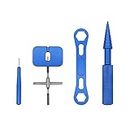 PRIZOM Reel Repair Tool Kit for Fishing Reel Maintenance Spool Disassembling Wrench Fishing Tools Blue