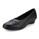 Snasta Belly Shoes for Women-Black,6UK