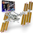 Geeek Club Space-O DIY Science Kit - Solar Powered International Space Station Electronic Science Kits - Educational Model Kits for 14+ Year Old Teens - Smart Science Toys Gifts for Teenagers, Adults