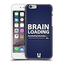 Head Case Designs Chargement Cérébral Barre de Progression Coque Dure pour l'arrière Compatible avec Apple iPhone 6 / iPhone 6s
