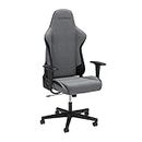 RESPAWN 110 Gaming Chair - Gamer Chair PC Computer Chair, Ergonomic Gaming Chairs, Office Chair with Integrated Headrest, Gaming Chair for Adults 135 Degree Recline with Angle Lock - Grey Fabric