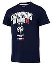 Camiseta del equipo de fútbol FRANCE del Campeón del Mundo 2018 – Colección oficial, Hombre, azul, XXL