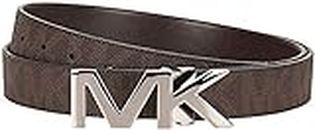 Michael Kors Box Jet Set Men's 4 In 1 Signature Leather Gift Set Belt, Brown/Black
