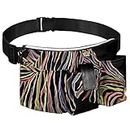 Fanny Pack Travel Belt Bag Tool Pouch,Abstract Northern European Zebra,Waist Bag Durable Canvas Zipper Adjustable Belt