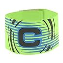 LOOM TREE® Captain Armband Football Soccer Sports Adjustable Arm Bands Shiny Green | Team Sports | Soccer | Clothing, Shoes & Accessories | Other Soccer Clothing & Accs
