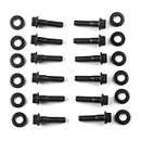 Chromoly Header Bolt Kits for Chevrolet Gen III/LS Series with 4.8, 5.3,5.7 6.0, 6.2,7.0 litres, 3/8" Wide Replace # 134-1202 12PCS