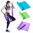 US 1.5m Yoga Exercise Fitness Elastic Strap Band Sports Stretch Resistance Belt