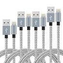 MFi Certified iPhone Charger, 4Packs(3ft 6ft 6ft 10ft) iPhone Charger Cable Fast Charging Cord Nylon Braided USB Lightning Cable Compatible with iPhone14/13/12/11/X/Max/8/7/6/6S/5/5S/SE/Plus/iPad