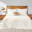 800 TC Egyptian Cotton US Hotel Bedding - All Items With All Size - Ivory Solid