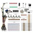 SunFounder Sidekick Basic Starter Kit w/ Breadboard, Jumper wires, Color Led, Resistors, Buzzer For Arduino UNO R3 Mega2560 Mega328 Nano