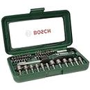 Bosch Accessories 46-Piece Screwdriver Bit Set (with Hand-Screwdriver, Magnetic Holder, Practical Storage Case, 25 mm Long Bits, Accessories for Drills and Screwdrivers)