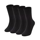 SJeware Men and Women 4 Pairs Mid Calf Length Socks(MC-1002)