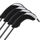 OTOTEC 4 unidades de fundas para cabeza de palo de golf híbridas de cuello largo con etiqueta de número intercambiable