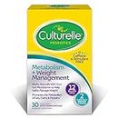 Culturelle Probiotic Capsules for Healthy Metabolism & Weight Management (Ages 18+) - 30 Count - Helps Manage Weight & Promote Metabolism of Fats, Carbs & Proteins - Caffeine-Free