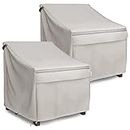 MR. COVER 2 Pack 38 Inch Patio Chair Cover, Outdoor Waterproof Furniture Cover, Fits Lounge Chair, Swivel Chairs, Wicker Chair, Club Chair, Deep Seat Sofa, etc - 35" W x 38" D x 31" H