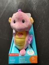 🍊 Fisher Price Pink Soothe & Glow Musical Baby Seahorse Plush Stuffed 10" Works