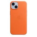 Apple iPhone 14 Leather Case with MagSafe - Orange ​​​​​​​