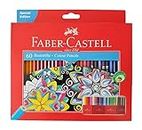 Faber Castell Premium 60 Colored Pencils, adult coloring pencils, professional colored pencils, drawing supplies, school supplies colored pencils - 60 colors set