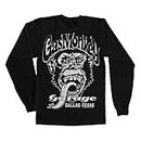 Fast N' Loud Officially Licensed Gas Monkey Garage Dallas Texas Long Sleeve T-Shirt (Black), X-Large
