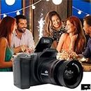 Digital Camera with 8GB Card 16MP 2.4 Inch LCD Screen 16X Digital Zoom 720P Digital Camera Small Camera for Teens Students Boys Girls Seniors Children Adults Beginners, Black, Deals of The Day