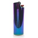 Lucklybestseller Metal Lighter Case Cover Holder for Bic Full Size Lighter (Rainbow)