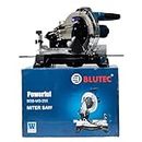 BLUTEC Miter Saw 10 Inch, 255mm BSB-MS-255, 2400 W, 5000 Rpm, 220V~50Hz, Crosscuts, Miter Cuts, Bevel Cut, a tool for anyone working with wood or other materials that require precise cutting