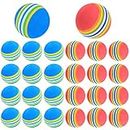 Xiaomoyu Balles de Golf, Balle en Mousse, Balles D'Entraînement Golf EVA Souple - 26 Pcs/Bleu, Rouge