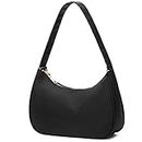 CYHTWSDJ Shoulder Bags for Women, Cute Hobo Tote Handbag Mini Clutch Purse with Zipper Closure (Nylon Black)