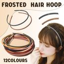 Women Frosted Headband Hairband Lady Hair Hoop Hair Accessories Headwear Decor