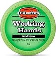 O'Keeffe's Working Hands, 96g Tiegel - Handcreme für extrem trockene, rissige Hände | Erhöht sofort den Feuchtigkeitsgehalt, bildet eine Schutzschicht und verhindert Feuchtigkeitsverlust
