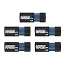 Patriot Supersonic Rage Lite USB 3.2 Gen 1 Flash Drive - 32GB 5 Pack, Lot of 5 - PEF32GRLB325