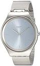 Swatch 1805 Skin Irony Quartz Stainless Steel Strap, Grey, 17 Casual Watch (Model: SYXS103GG)