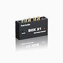 Fosi Audio Box X1 Phono Preamp for MM Turntable Mini Stereo Audio Hi-Fi Phonograph/Record Player Preamplifier with 3.5MM Headphone and RCA Output with Power Switch DC 12V Power Supply
