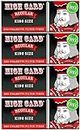 High Card RED RYO Cigarette Filter Tubes Regular King Size 250ct (4 Pack) - 1000 Tubes total