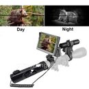 4.3'' Infrared Night Vision Rifle Scope Hunting Sight recordable Camera IR Torch